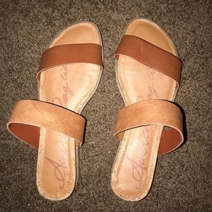 American rag sandals.